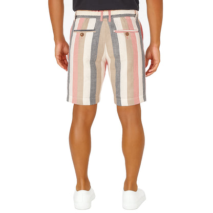 Pantaloncini Uomo Estivi a Righe in Lino e Cotone – RDV Abbigliamento