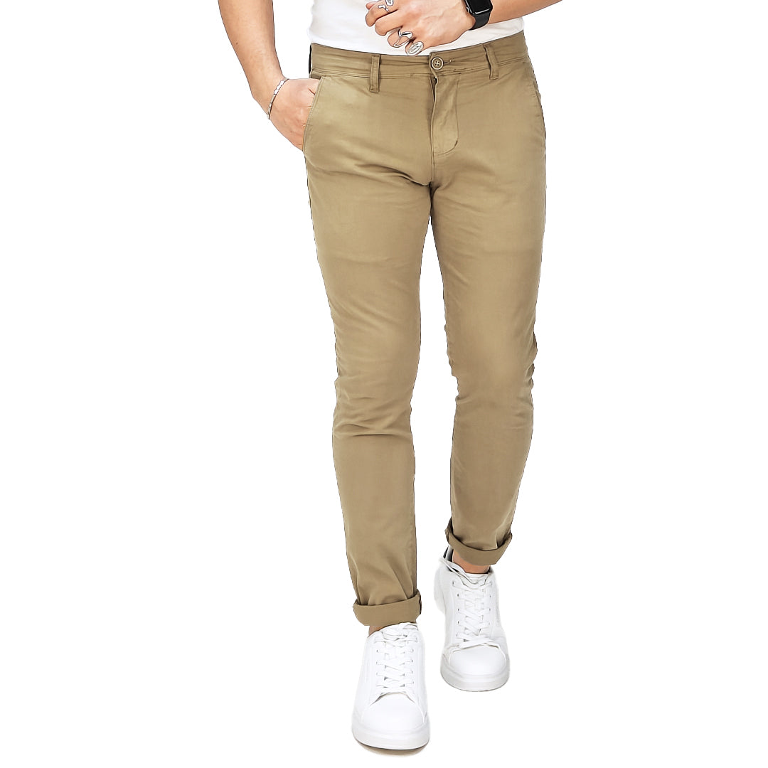 Pantalone Uomo Cotone Primaverile Tessuto stretch