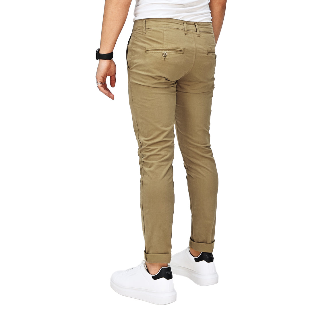 Pantalone Uomo Cotone Primaverile Tessuto stretch