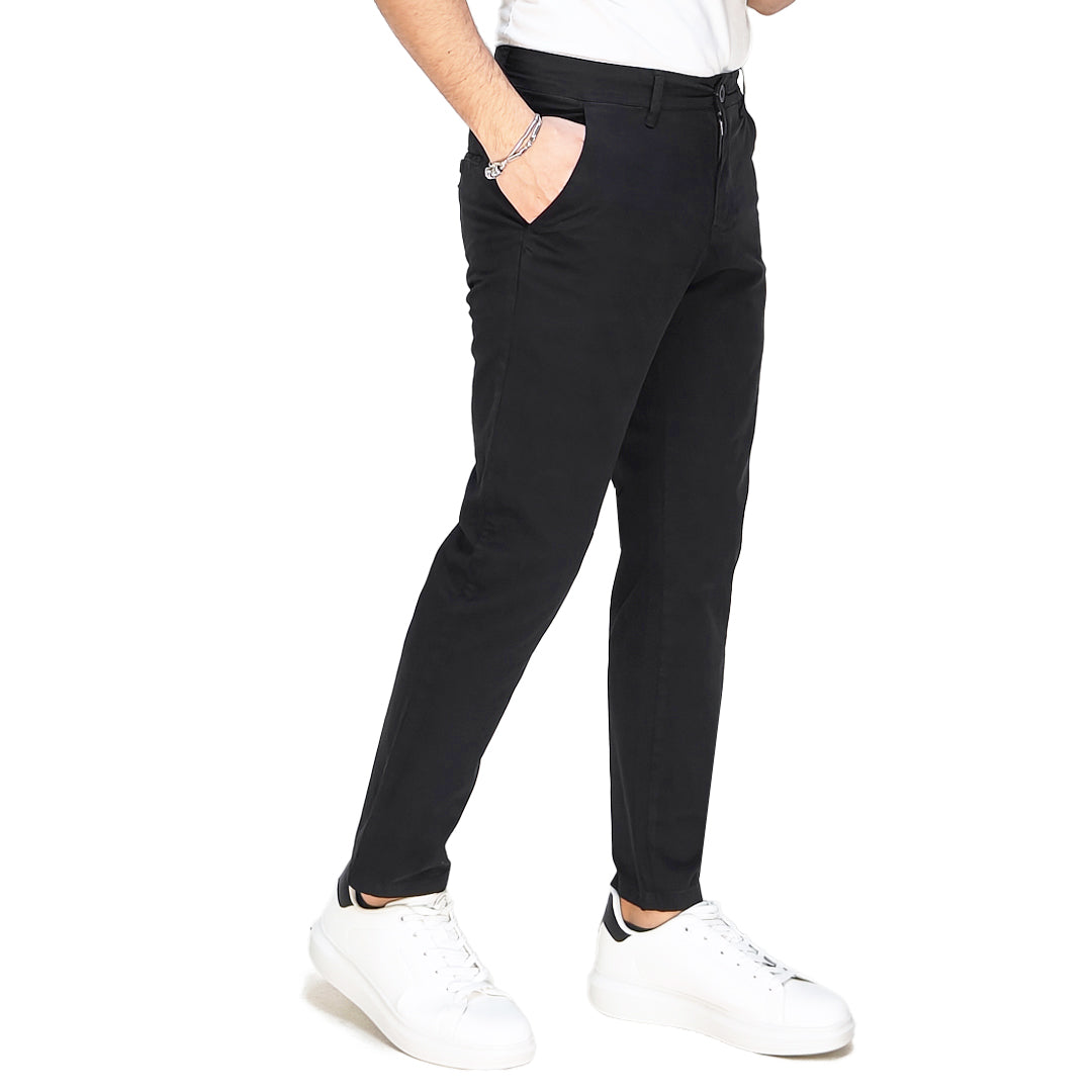 Pantalone Uomo Cotone Primaverile - RDV Nero