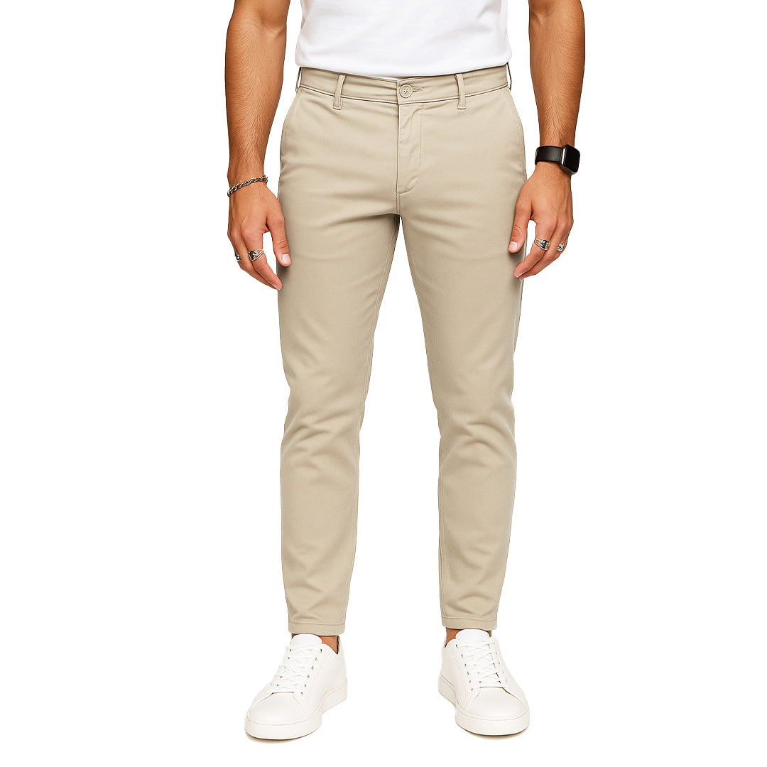Pantalone Uomo Cotone Primaverile - RDV Beige