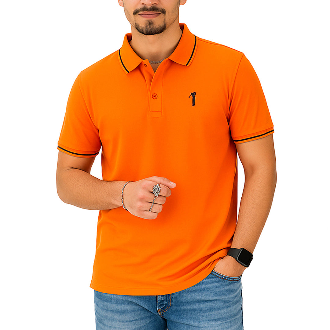 Polo Uomo Manica Corta in Piquet Turchese Intenso – RDV Abbigliamento