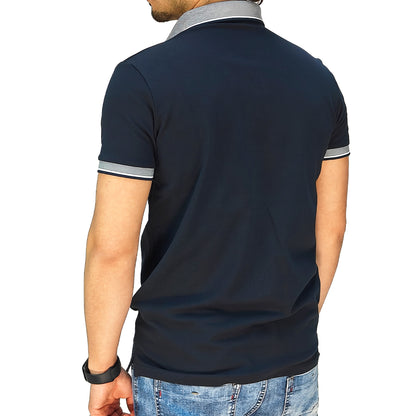 Polo Uomo Manica Corta Slim Fit in Piquet – RDV Abbigliamento