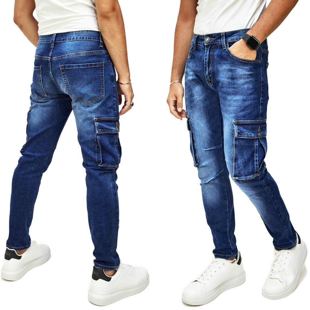 Jeans Cargo Uomo