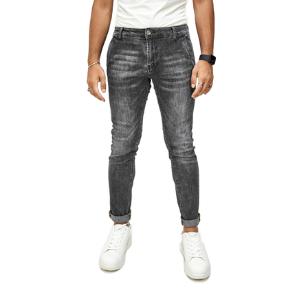 Jeans Uomo Tasca America Grigio