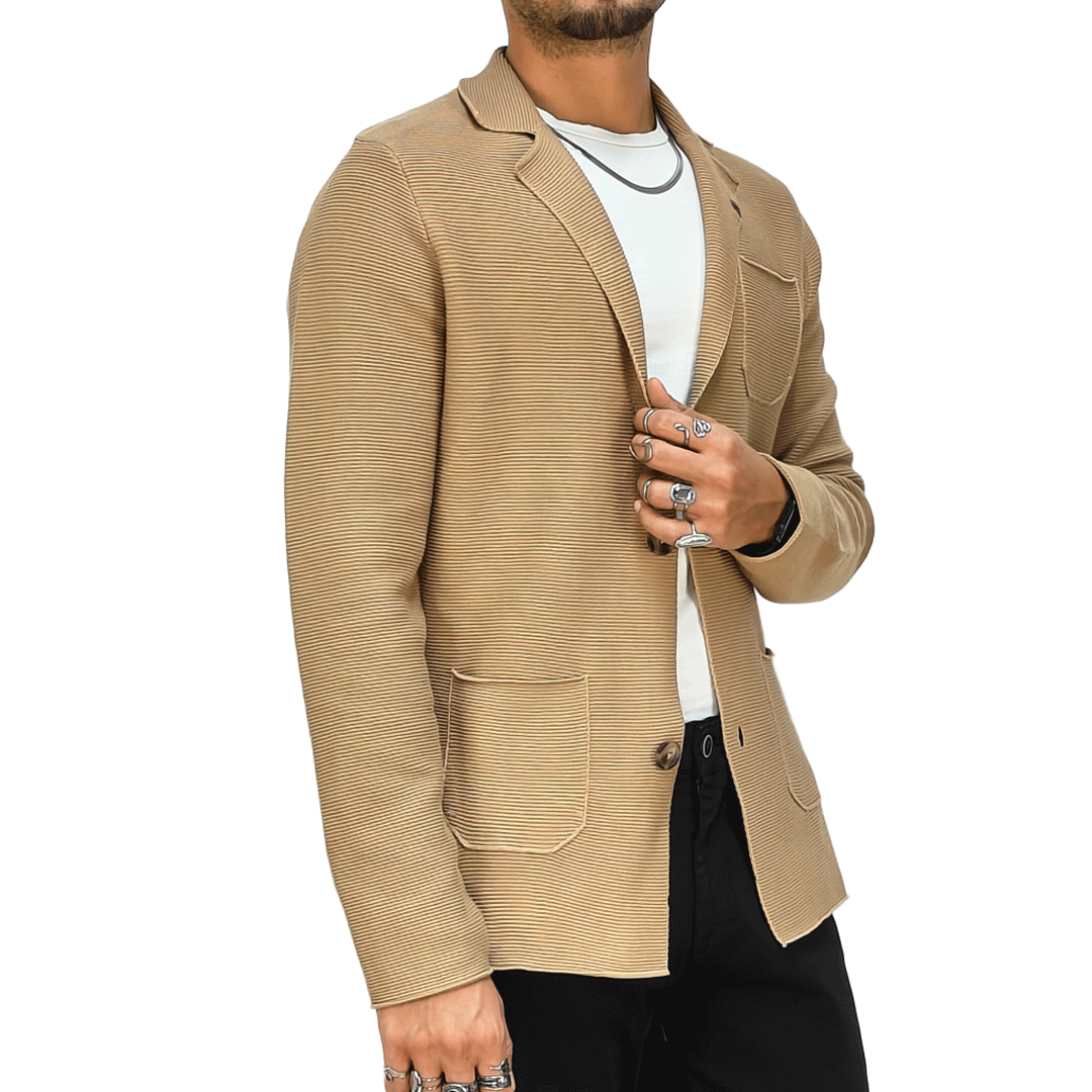 Giacca Uomo a Cardigan 2 Bottoni RDV