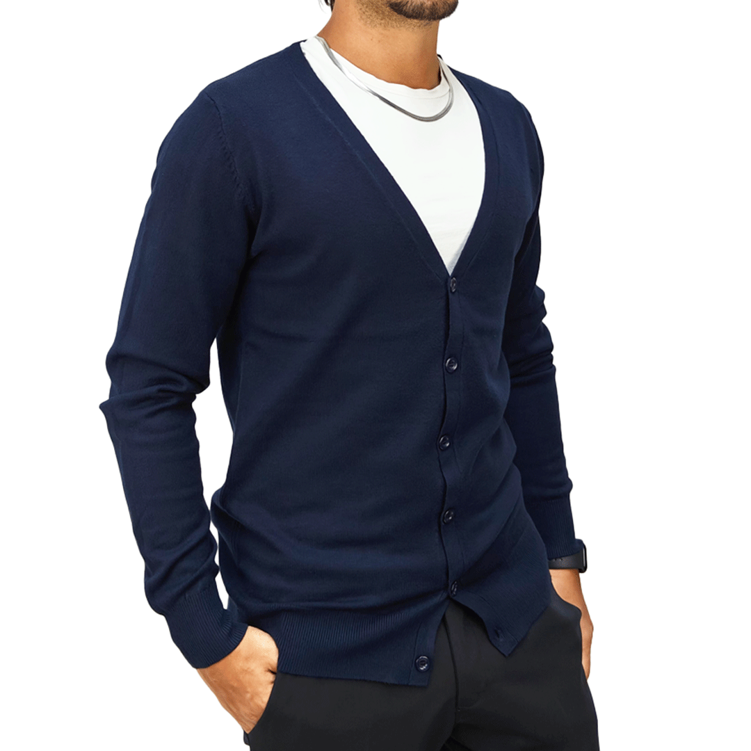 Cardigan Uomo Verde