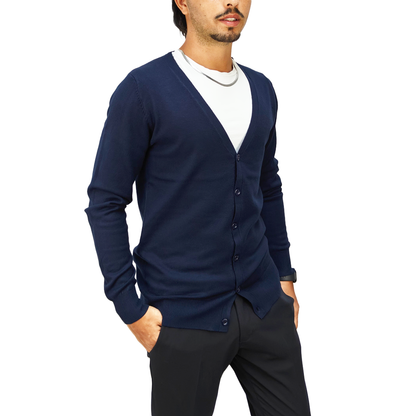 Cardigan Uomo Blu