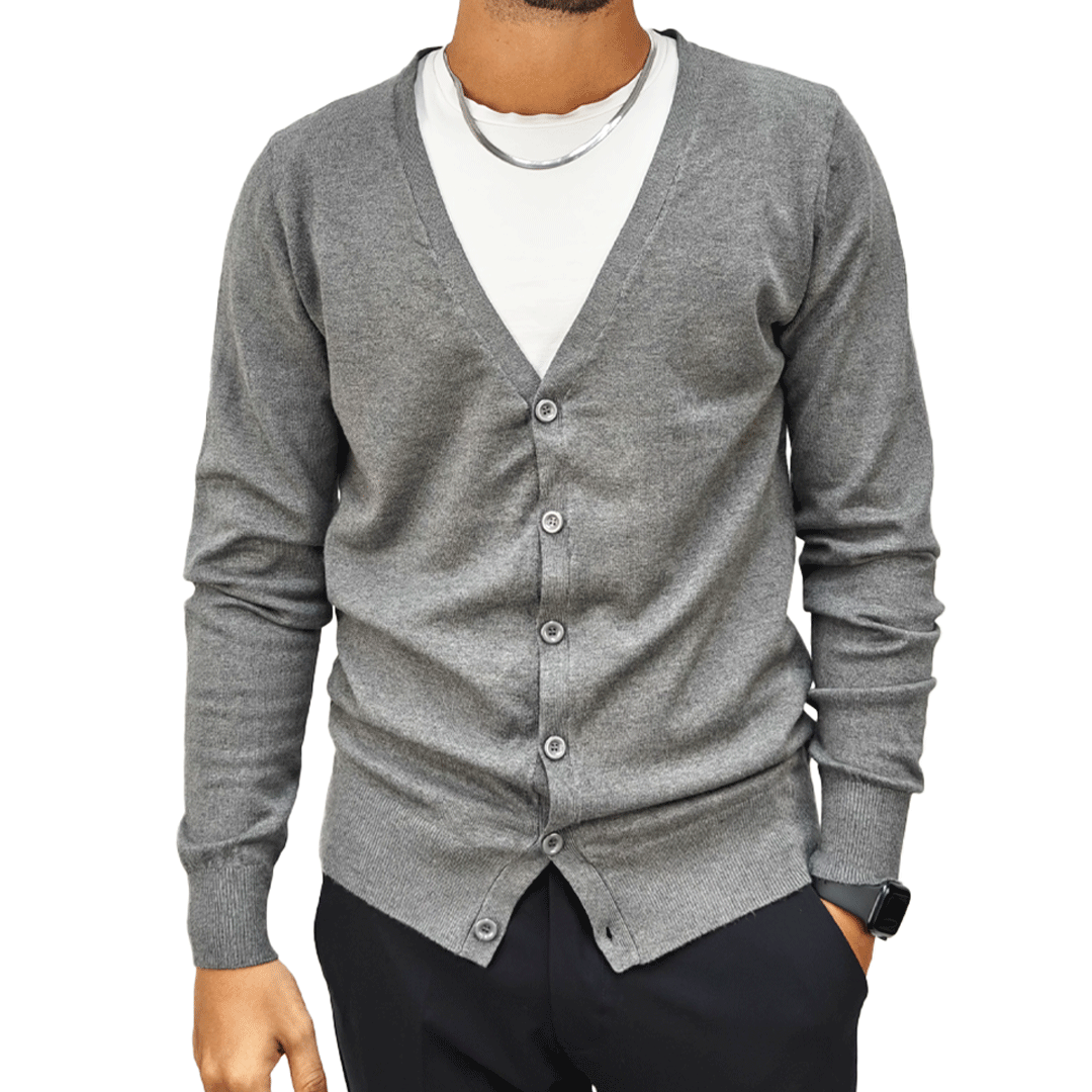 Cardigan Uomo Verde