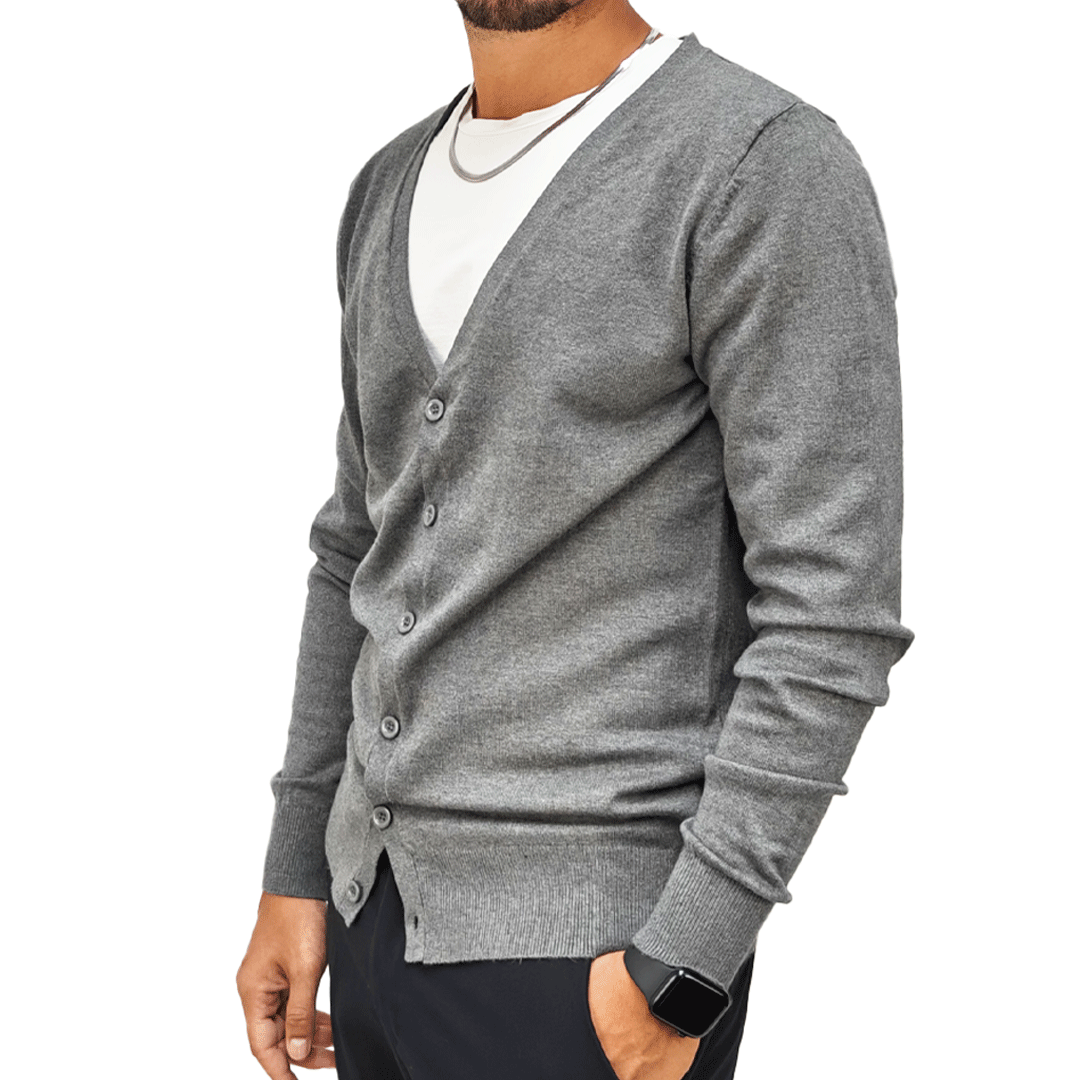 Cardigan Uomo Verde