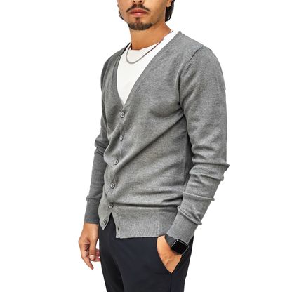 Cardigan Uomo Grigio