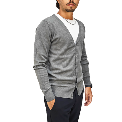 Cardigan Uomo Grigio