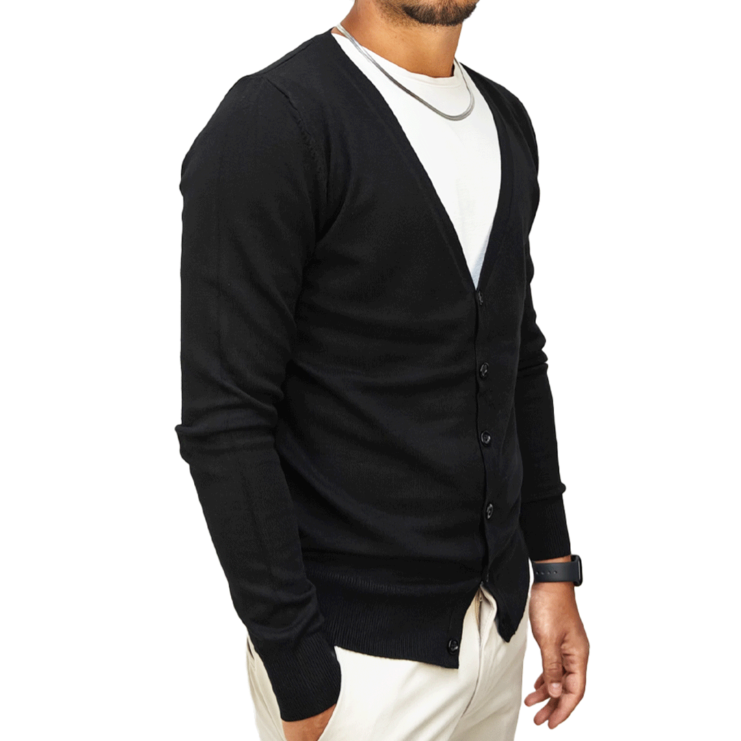 Cardigan Uomo Verde