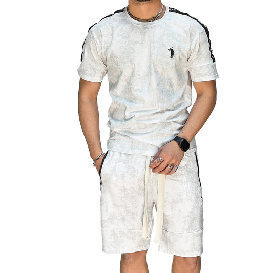 🆕 Completo Estivo Uomo T-Shirt + Bermuda – Cotone Liscio Elasticizzato | RDV ABBIGLIAMENTO