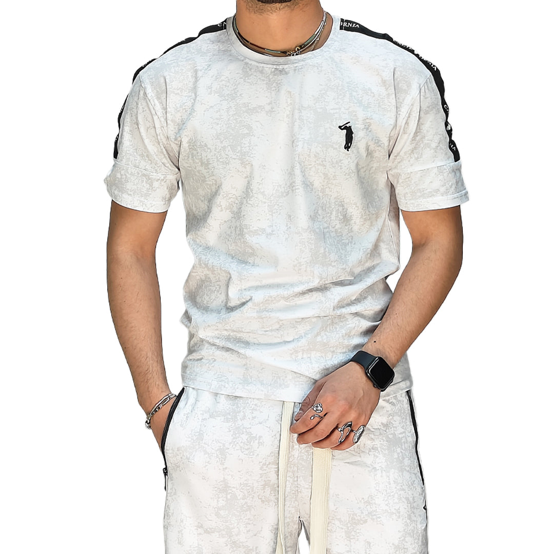 🆕 Completo Estivo Uomo T-Shirt + Bermuda – Cotone Liscio Elasticizzato | RDV ABBIGLIAMENTO
