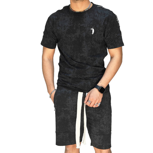 🆕 Completo Estivo Uomo T-Shirt + Bermuda – Cotone Liscio Elasticizzato | RDV ABBIGLIAMENTO