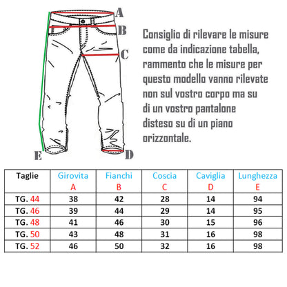 Pantalone Uomo Capri Slim Fit in Cotone Elasticizzato – RDV