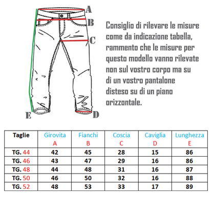 Pantalone elegante slim fit Capri 34E