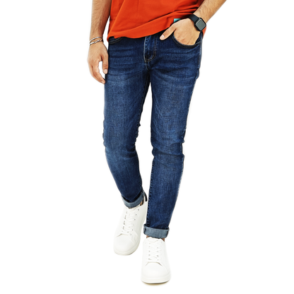 Jeans Uomo 5 Tasche Vestibilità Slim Fit