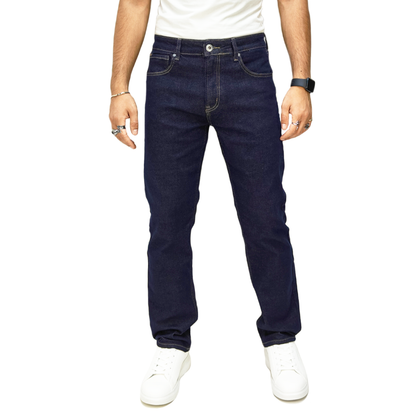 Jeans Uomo modello Straight blu 5 Tasche