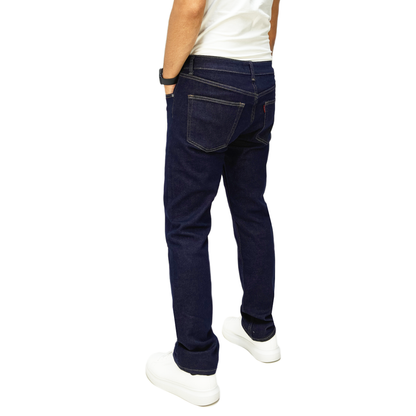 Jeans Uomo modello Straight blu 5 Tasche