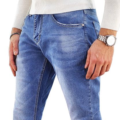 Jeans Uomo 5 Tasche Denim M2389