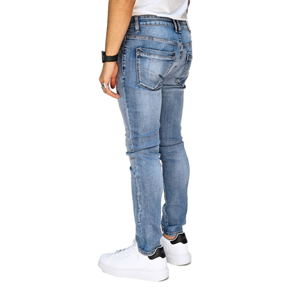 Jeans Uomo Slim Fit Denim Chiaro - RDV ABBIGLIAMENTO