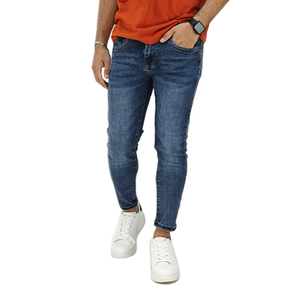 Jeans Uomo 5 Tasche Vestibilità Slim Fit