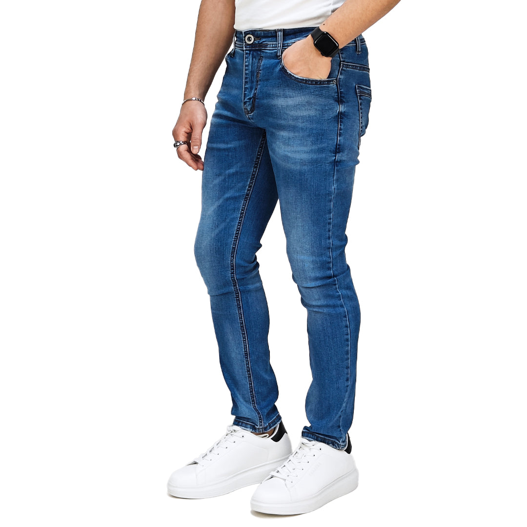 Jeans Uomo Slim Fit - Denim Leggero Primaverile