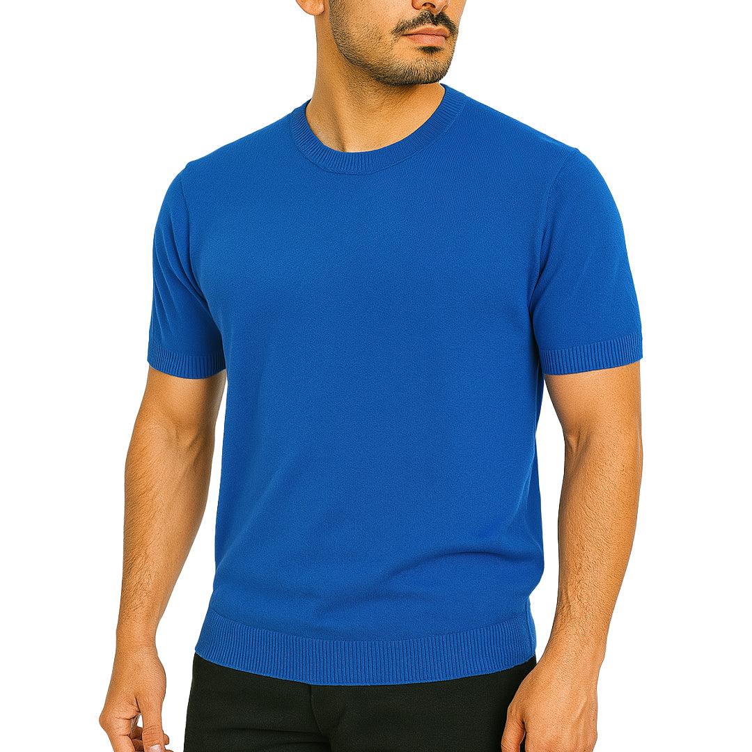Maglia maniche corte in cotone elasticizzato