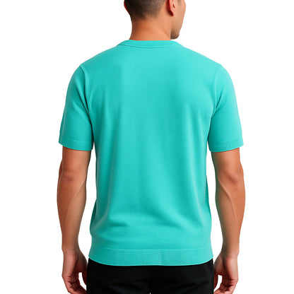 Maglia maniche corte in cotone elasticizzato