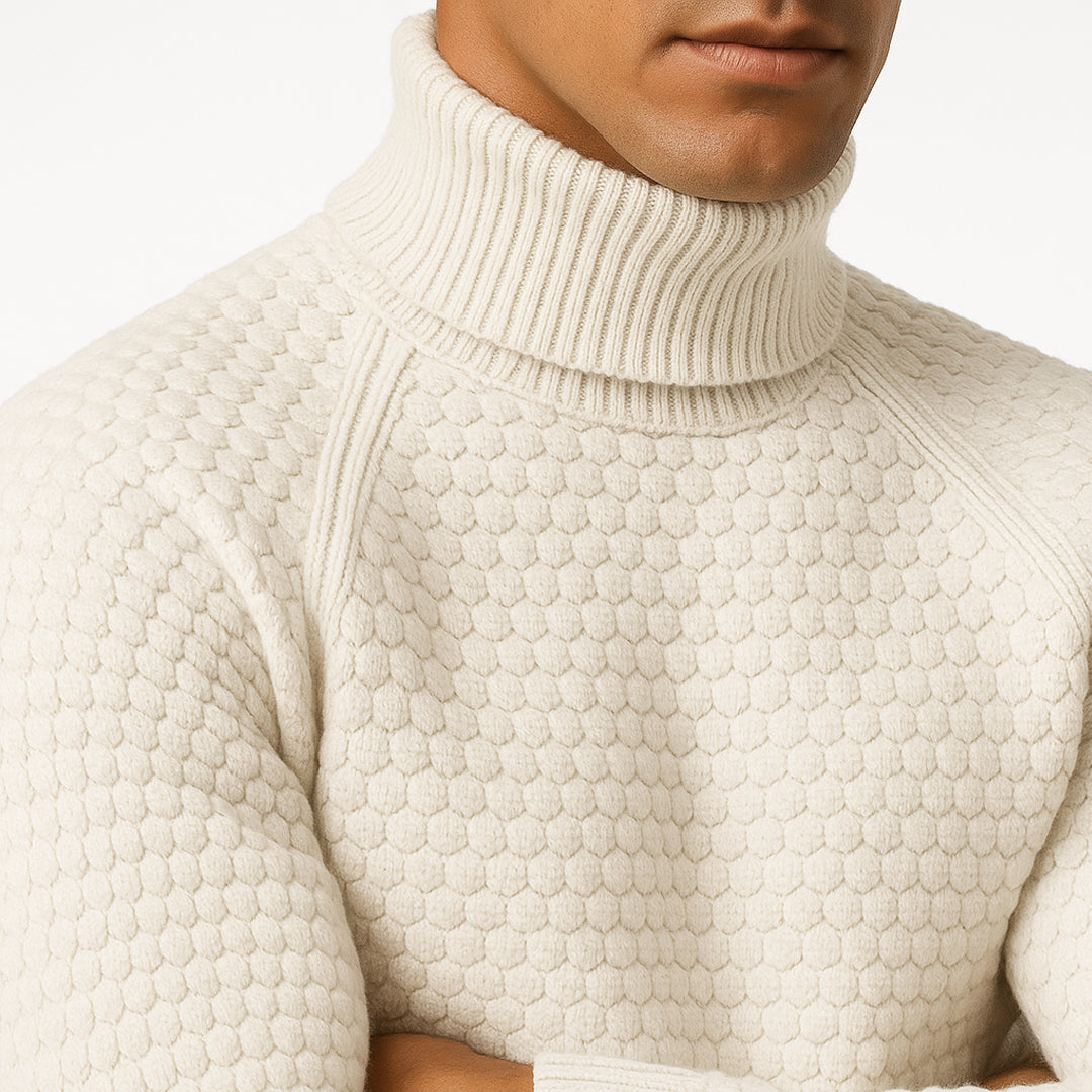 Maglione Uomo Invernale RDV – Collo Alto in Ciniglia