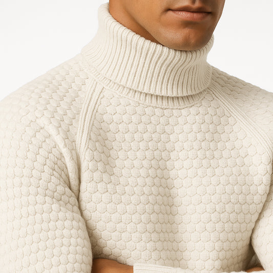 Maglione Uomo Invernale RDV – Collo Alto in Ciniglia
