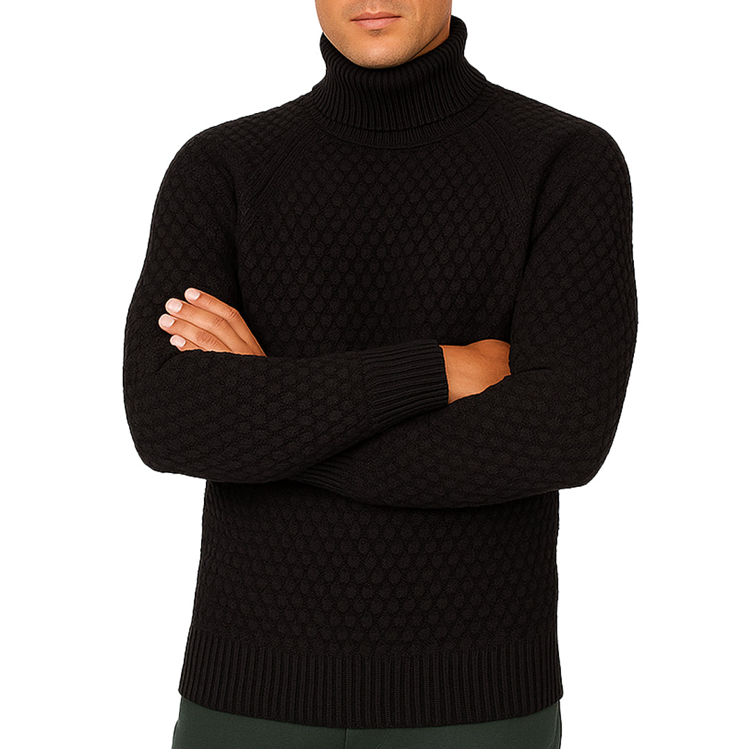 Maglione Uomo Invernale RDV – Collo Alto in Ciniglia