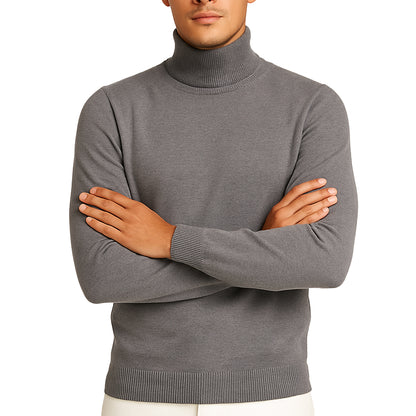 Maglioncino Dolcevita RDV Uomo – Slim Fit Elasticizzato, Morbido al Tatto