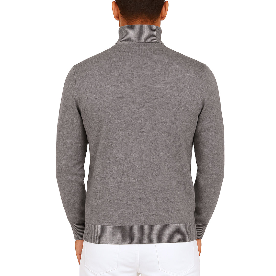 Maglioncino Dolcevita RDV Uomo – Slim Fit Elasticizzato, Morbido al Tatto