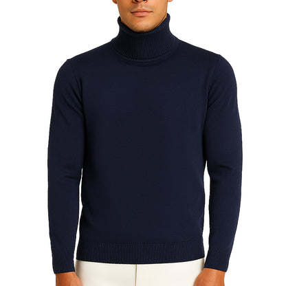 Maglioncino Dolcevita RDV Uomo – Slim Fit Elasticizzato, Morbido al Tatto
