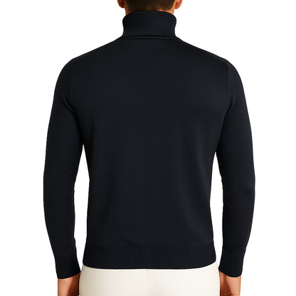 Maglioncino Dolcevita RDV Uomo – Slim Fit Elasticizzato, Morbido al Tatto