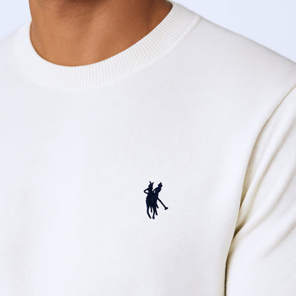 Maglioncino Uomo 100% Cotone – Slim Fit, Morbido e Versatile Blu