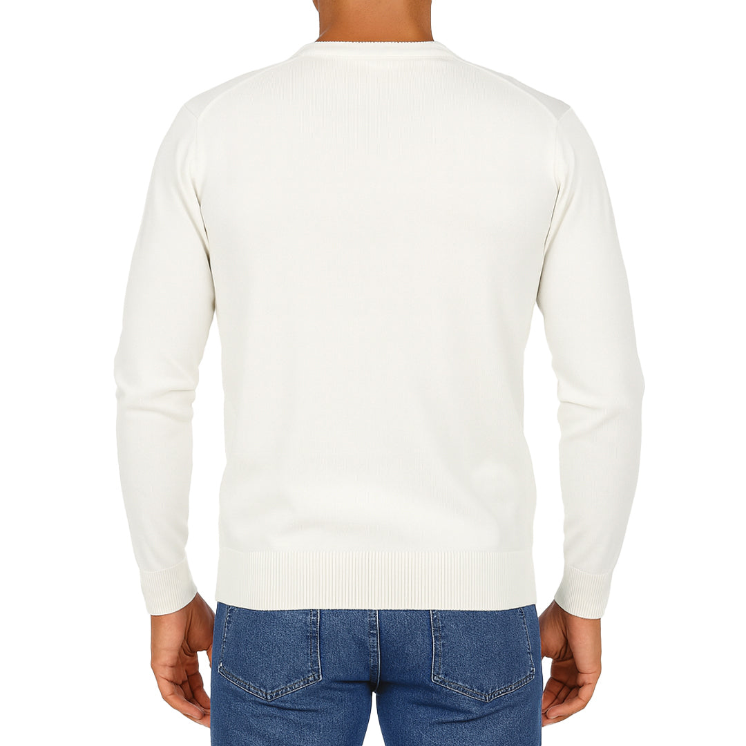 Maglioncino Uomo 100% Cotone – Slim Fit, Morbido e Versatile