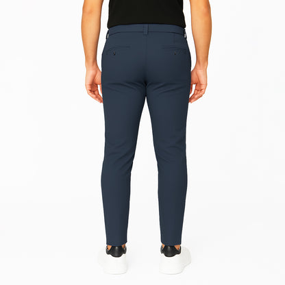Pantalone Uomo Slim Fit in Cotone con Effetto Lino – RDV