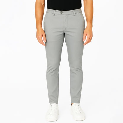 Pantalone Uomo Slim Fit in Cotone con Effetto Lino – RDV