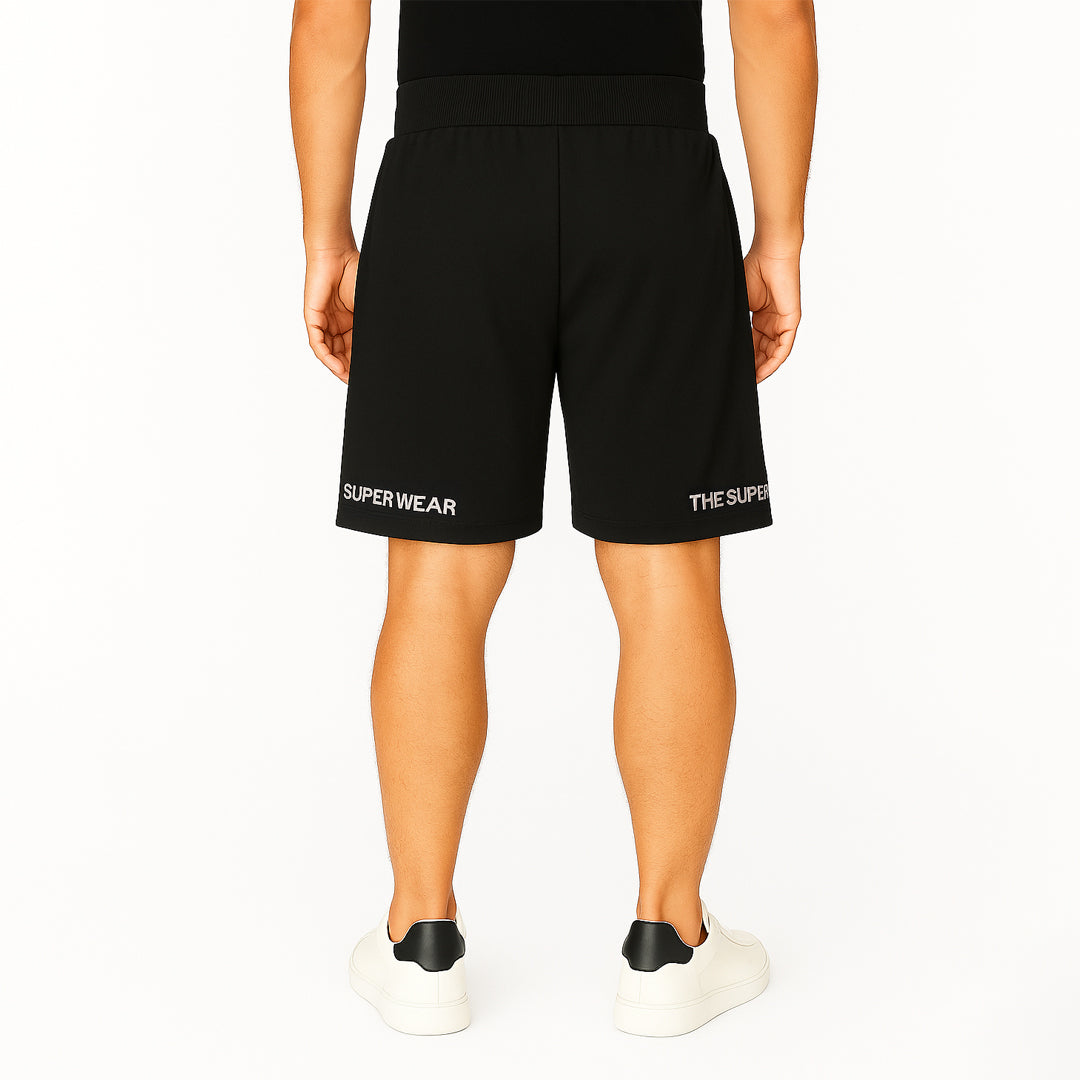 Pantaloncini Sportivi Uomo Cotone con Elastico in Vita