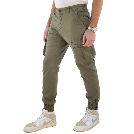 Pantalone Cargo Verde