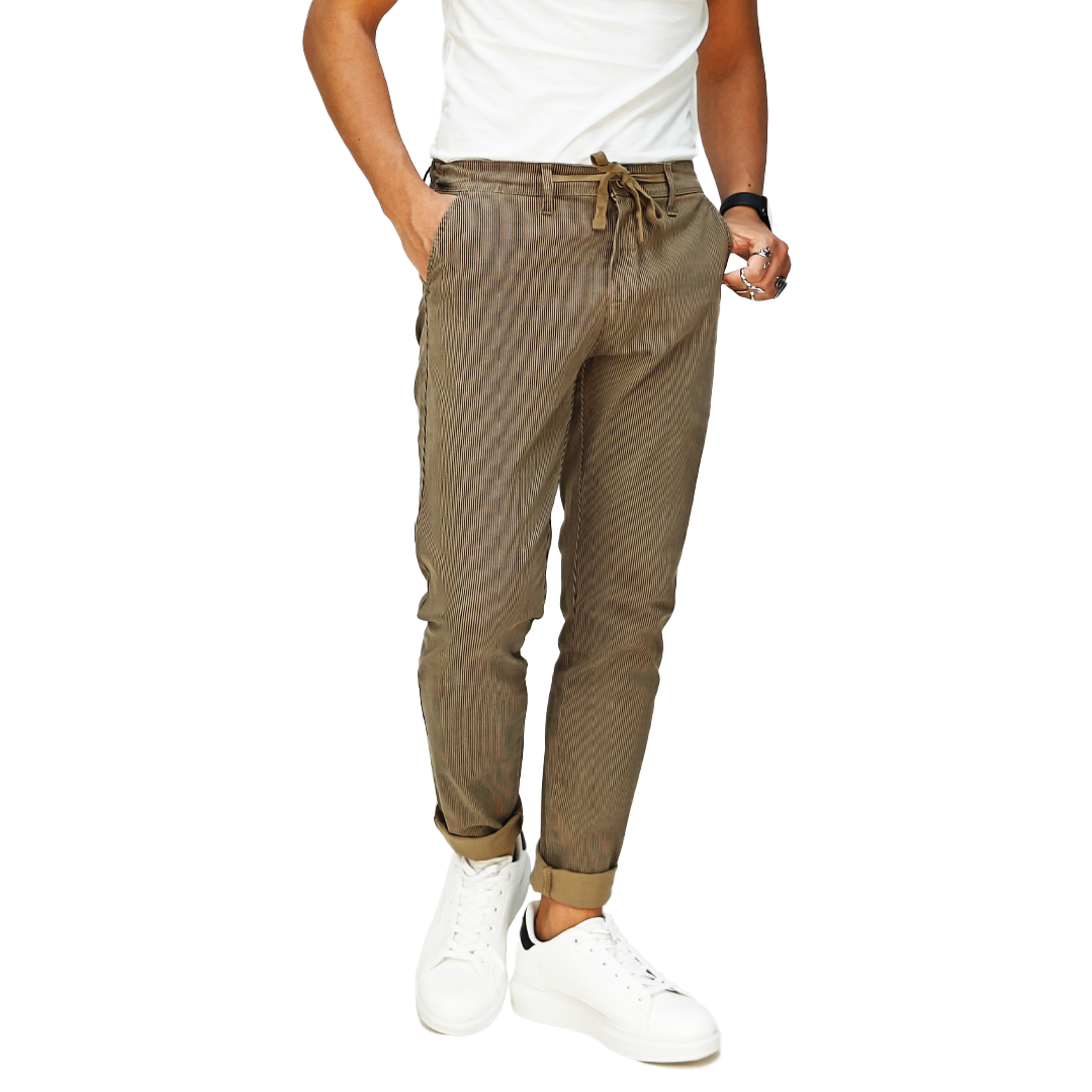 Pantalone Uomo "Pantalaccio" RDV - Fantasia Millerighe