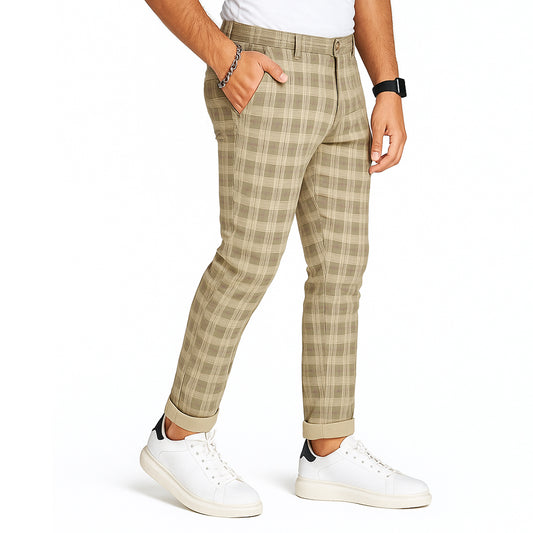 Pantaloni Uomo Fantasia Quadri RDV ABBIGLIAMENTO