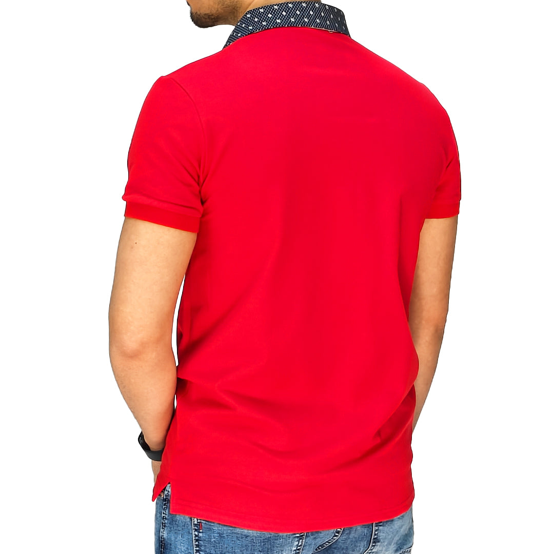 Polo Uomo Manica Corta Slim Fit in Piquet – RDV Abbigliamento