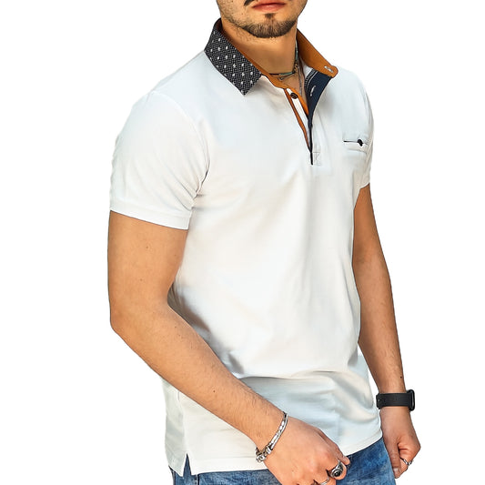 Polo Uomo Manica Corta Slim Fit in Piquet – RDV Abbigliamento