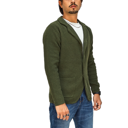 Cardigan Uomo Verde