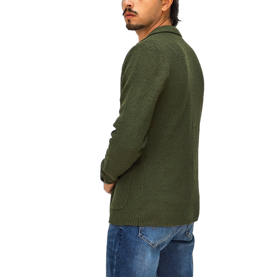 Cardigan Uomo Verde